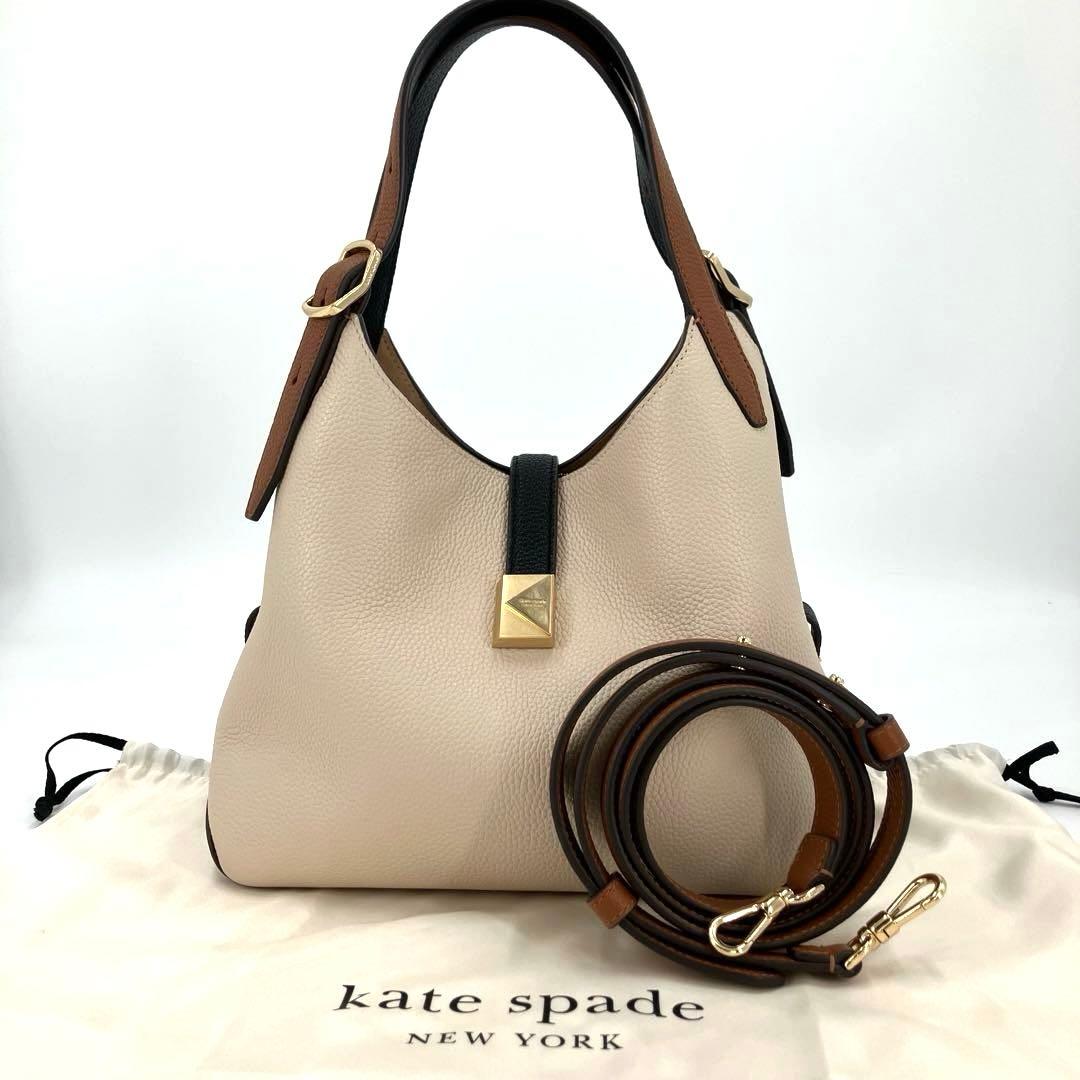 極美品✨デコ ケイトスペード カラーブロック ミディアム クロスボディ デコ カラーブロック ミディアム クロスボディ トート | kate spade