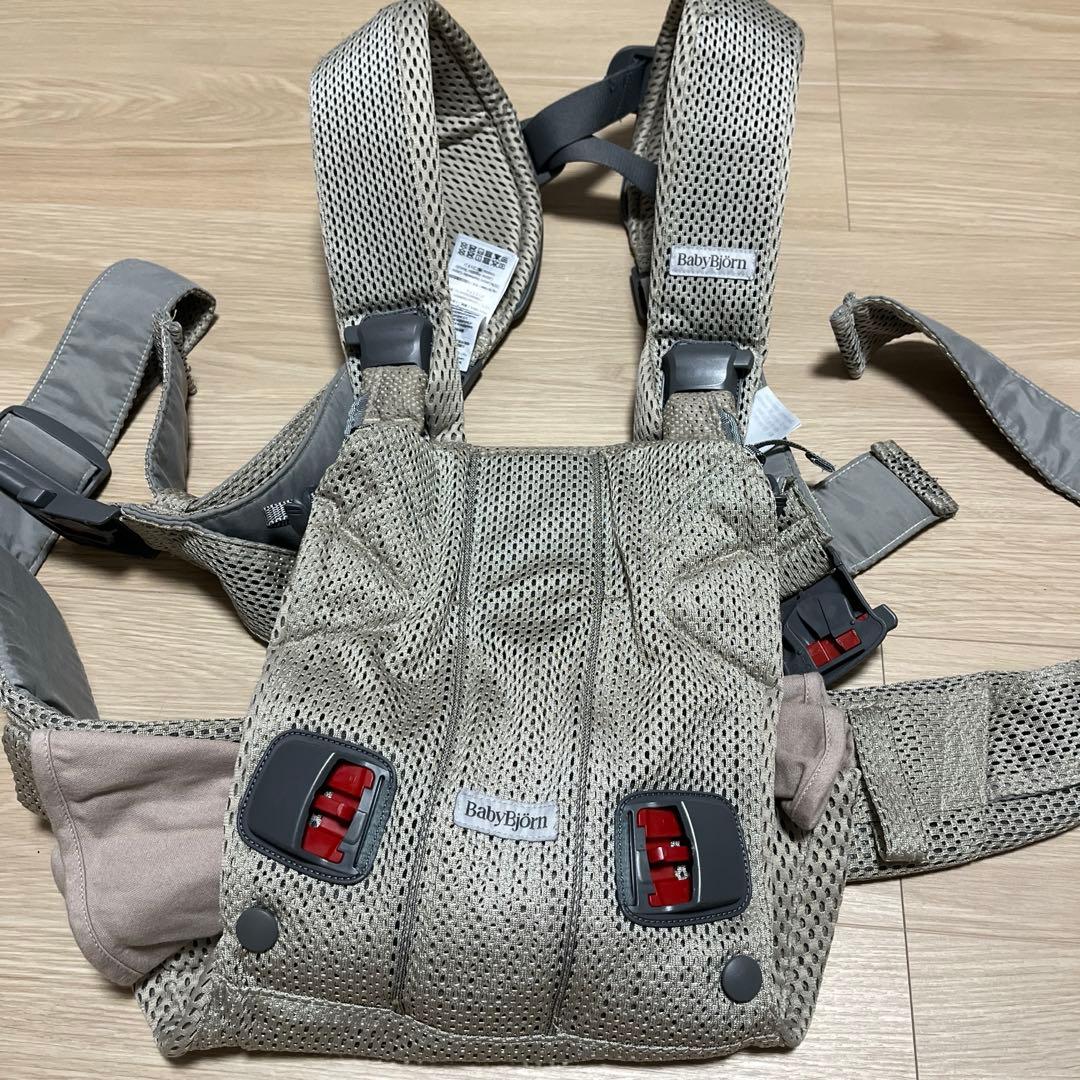 BabyBjörn メッシュ 抱っこ紐 ベージュ - メルカリ