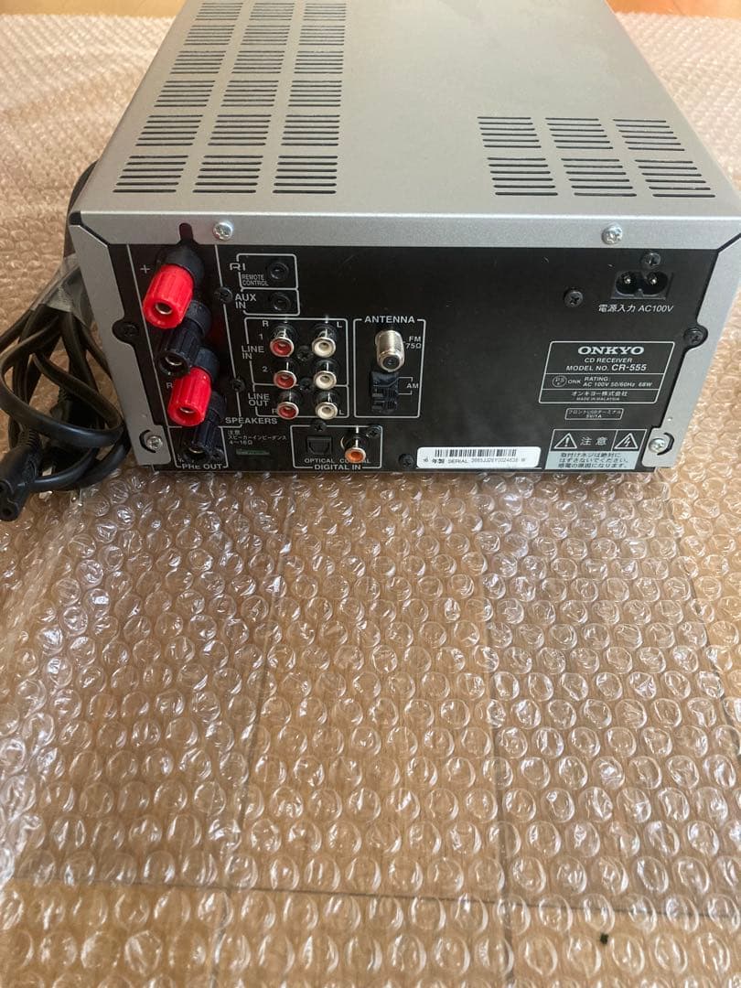 K743 ONKYO CR-555 CD ミニコンポ リモコン付き - メルカリ