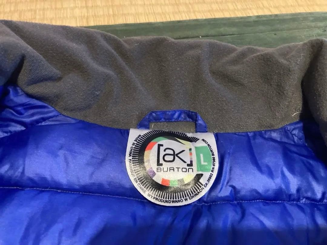burton ak インスレーターダウンジャケット サイズL