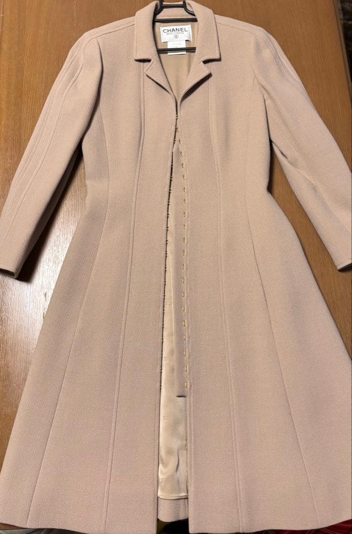 CHANEL チェスターコート　ベージュ リゼクシー RESEXXY ゴールボタンチェスターコート （ベージュ