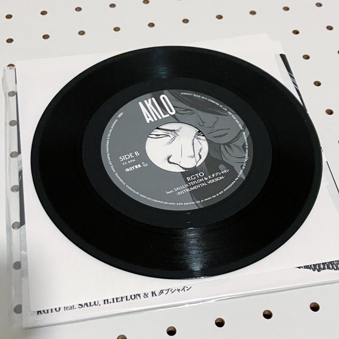 AKLO \"RGTO\" SALU 鋼田テフロン Kダブシャイン 7インチレコード