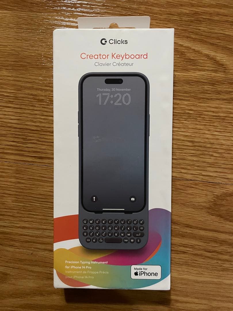 Clicks Creator Keyboard iPhone 14 Pro用 - メルカリ