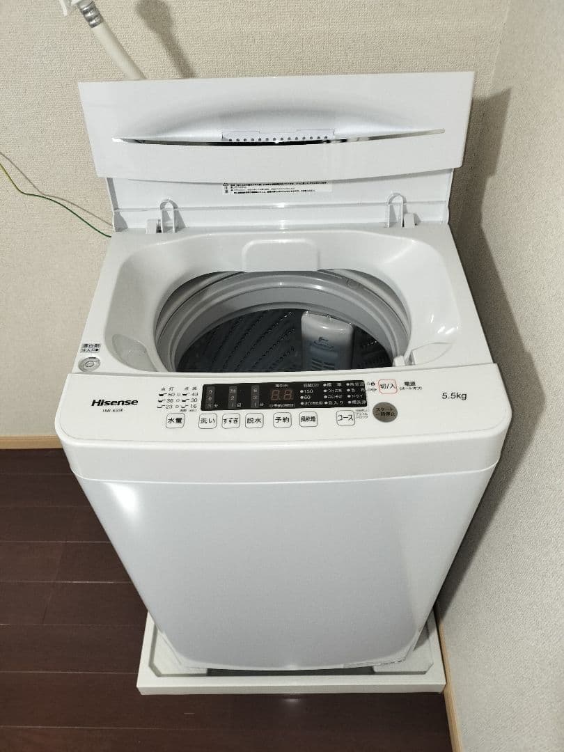 2024年製】ハイセンス 洗濯機 5.5kg HW-K55E/1年8ヶ月使用 - メルカリ