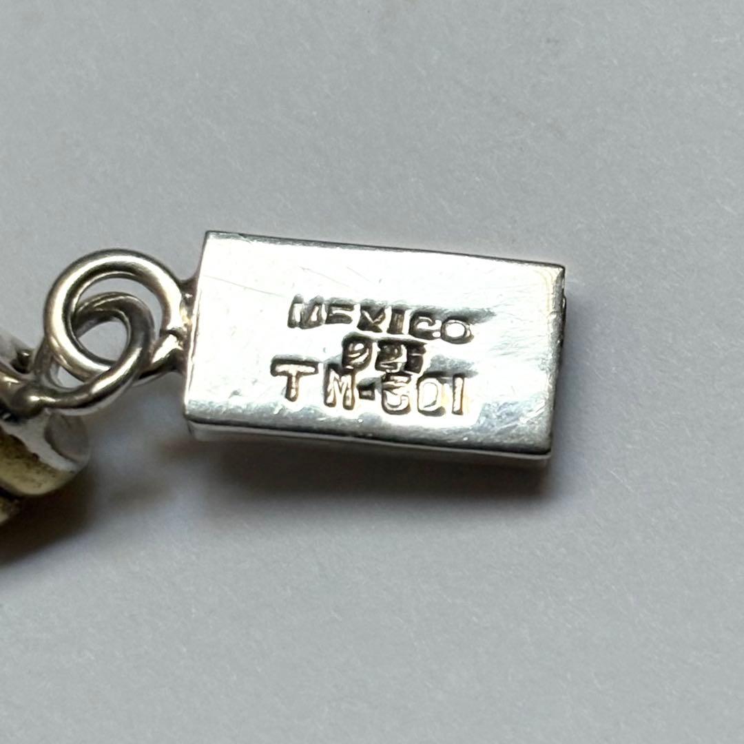 1/25迄SALE❗️】メキシコ製 ロープノットリンクブレス 925＆brass