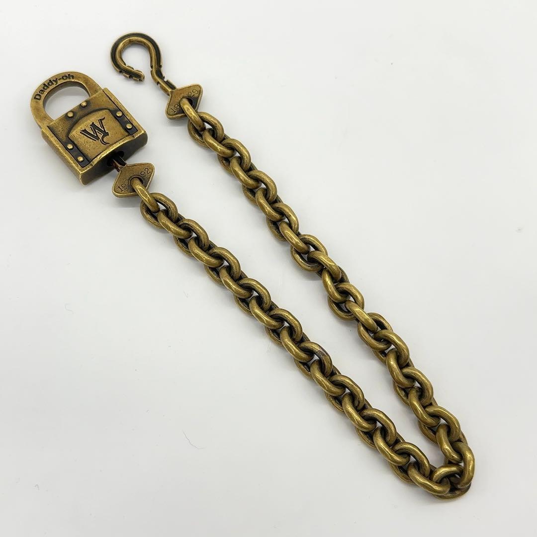 美品 WEIRDO ウィアード パドロック ウォレットチェーン メンズ 正規品