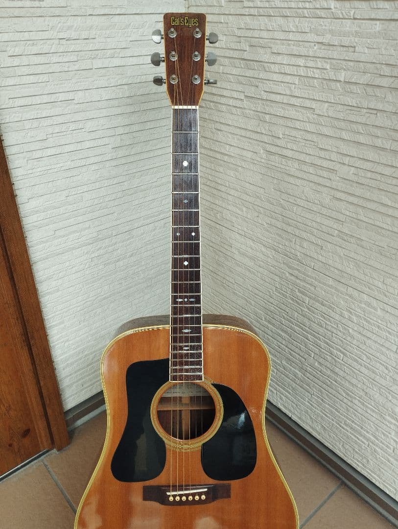 【トップ単板】CAT‘S EYES CE-400 TOKAI トーカイ 日本製 TOKAI Cat's Eyes CE-400 1980 Snowflake Inlay Handmade