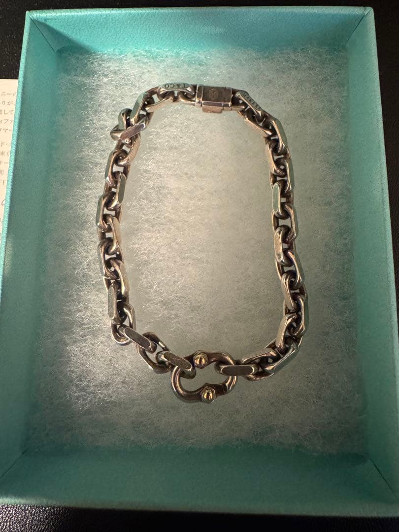 美品 正規品Tiffanyメイカーズ ナロー ブレスレット シルバー ティファニー ブレスレット メイカーズ ナロー 925/750 | 東京銀座の