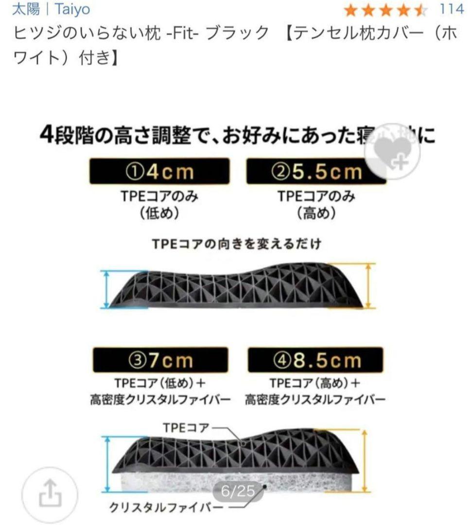 み*よ様 週末限定特価♪　美品♪　ヒツジのいらない枕　-Fit-