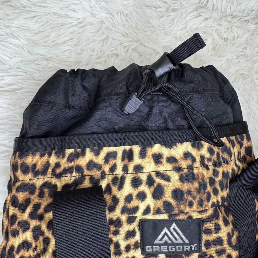 コラボ】グレゴリー × ビームス ランタンバッグ レオパード柄