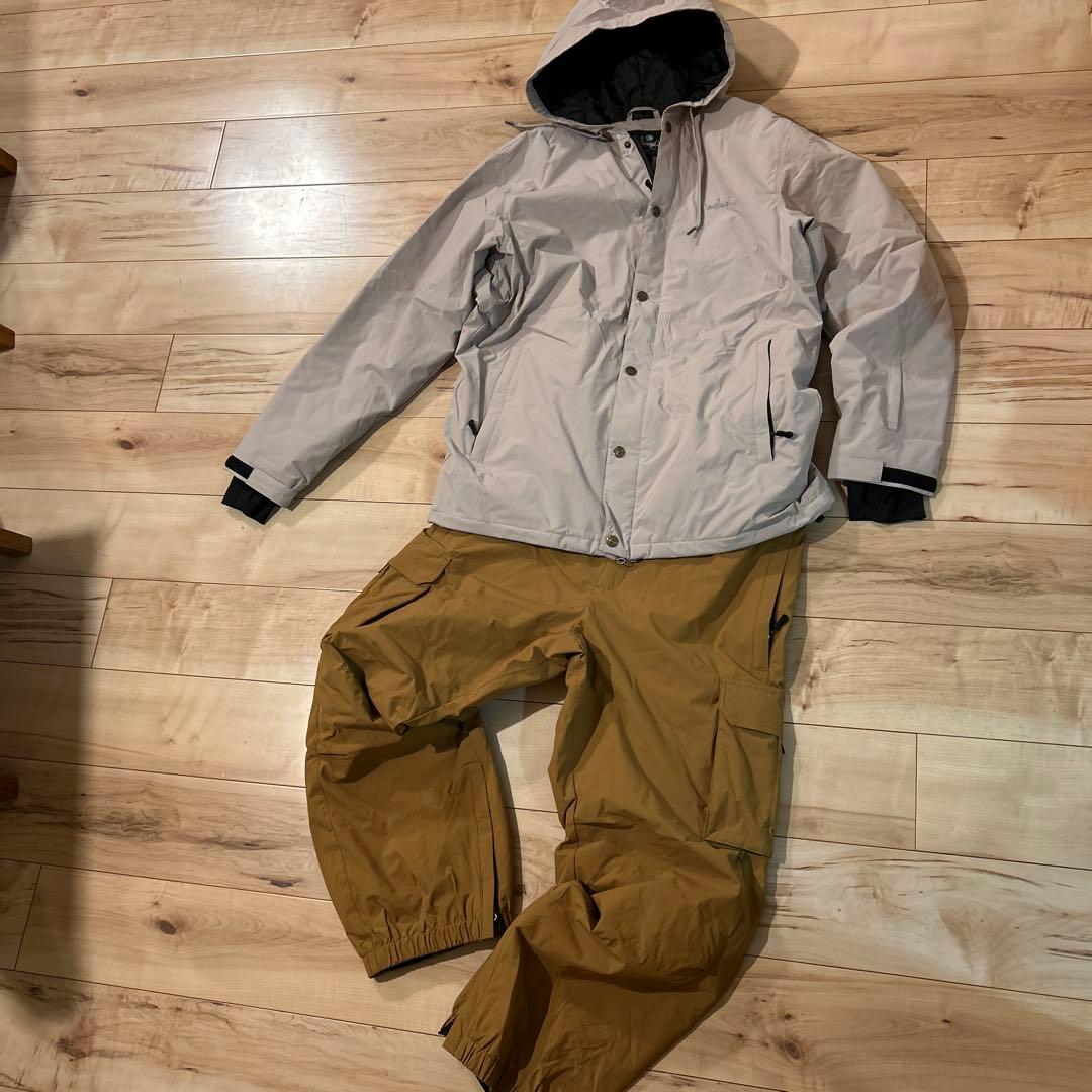 スノーボードウェア上下　メンズ BLACK SNOW スノボウェア メンズ 上下セット スノーボードウェア 耐水