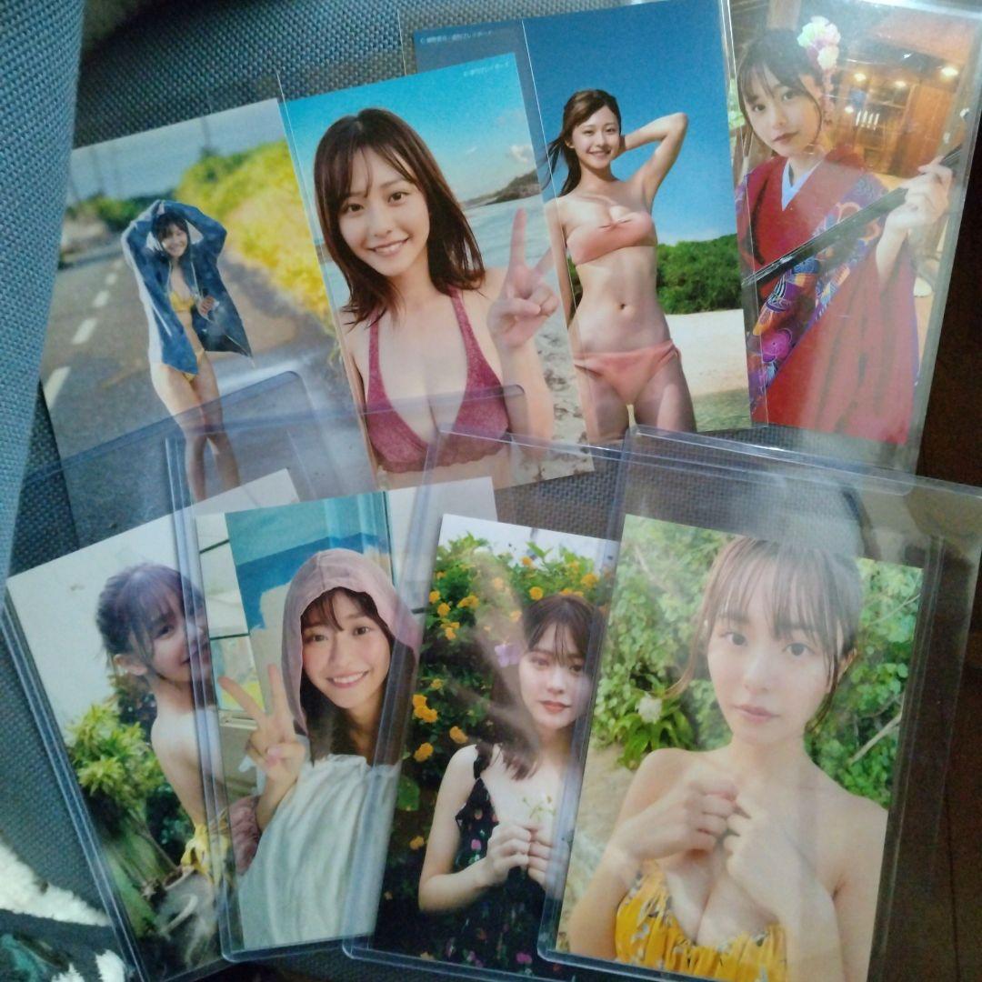 浅倉唯(椛島光)週刊プレイボーイ　オンラインサイン会特典　2L生写真 8枚セット 浅倉唯 週プレ 1-2合併号オンラインサイン会特典 B2ポスター 椛島光