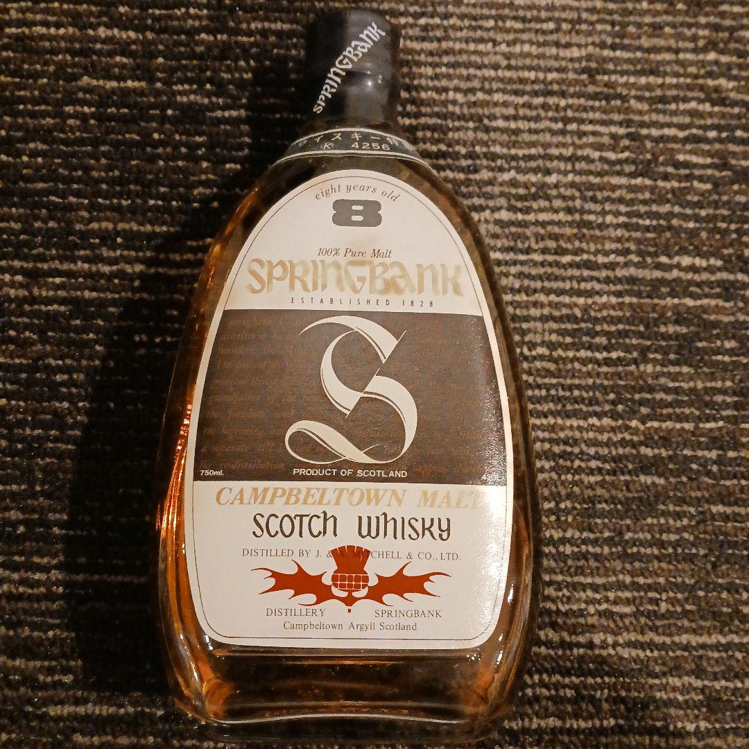 SPRINGBANK 8年 白ラベル シングルモルト スコッチウイスキー - メルカリ