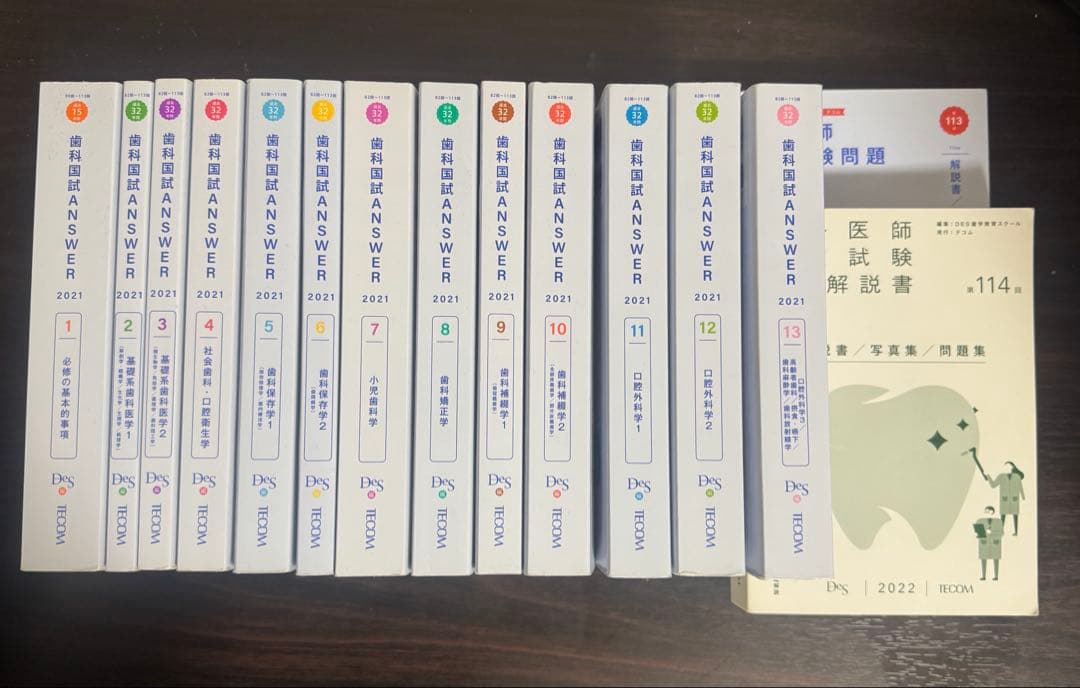 歯科国試ANSWER 2021 全巻＋国試解説書2冊 - メルカリ