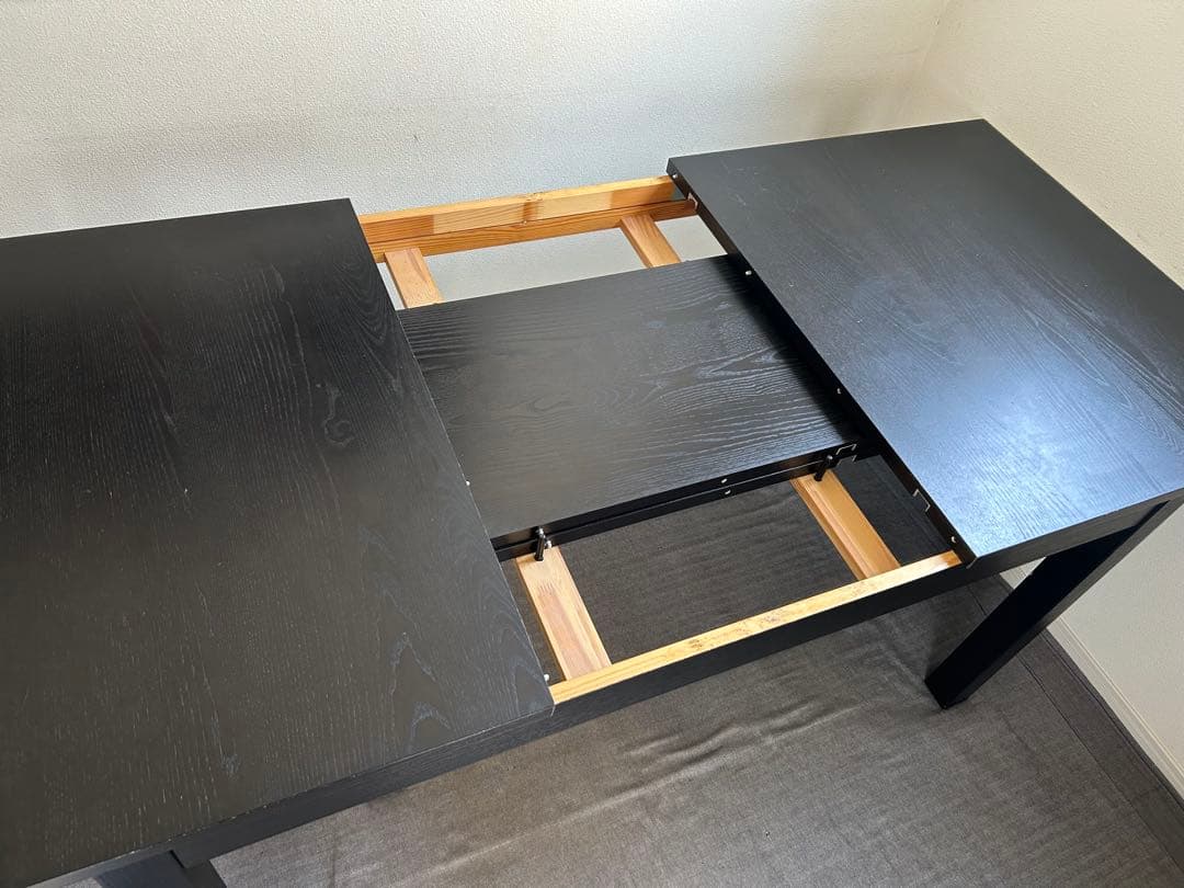 たのめる便】イケア BJURSTA 伸長式ダイニングテーブル - メルカリ