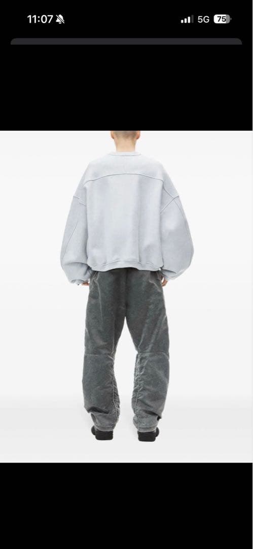 Alexander Wang ロゴスウェットシャツ トレーナー 登坂広臣 ØMI - メルカリ