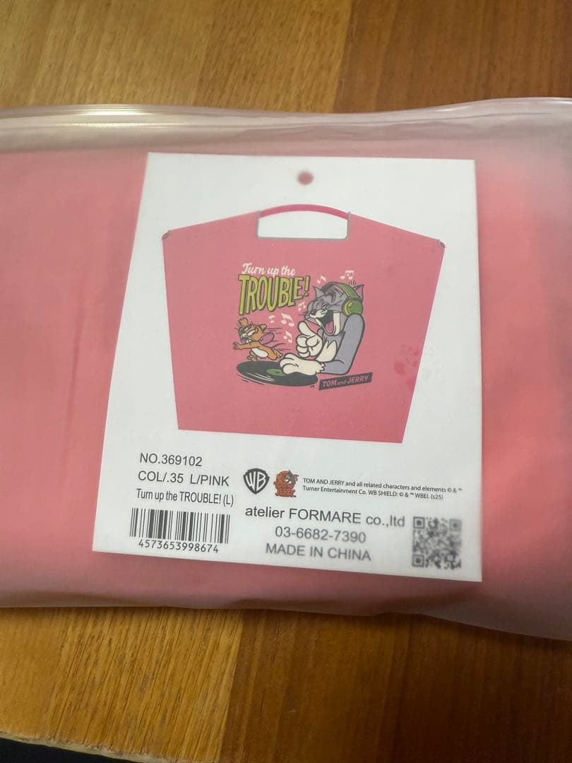 ボールアンドチェーン トムアンドジェリー トムジェリ エコバッグ