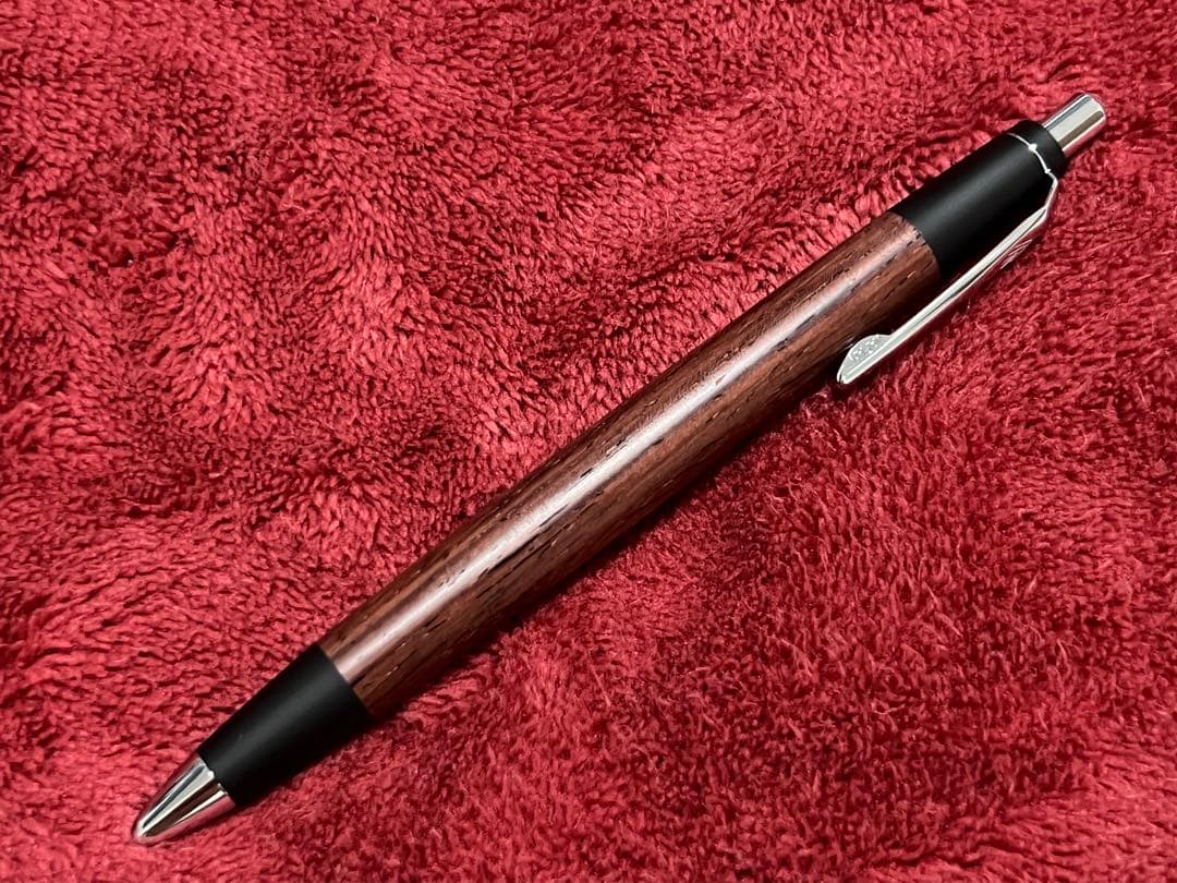 野原工芸 紫檀 新型クリップシャーペン シルバー金具 [ 工房楔