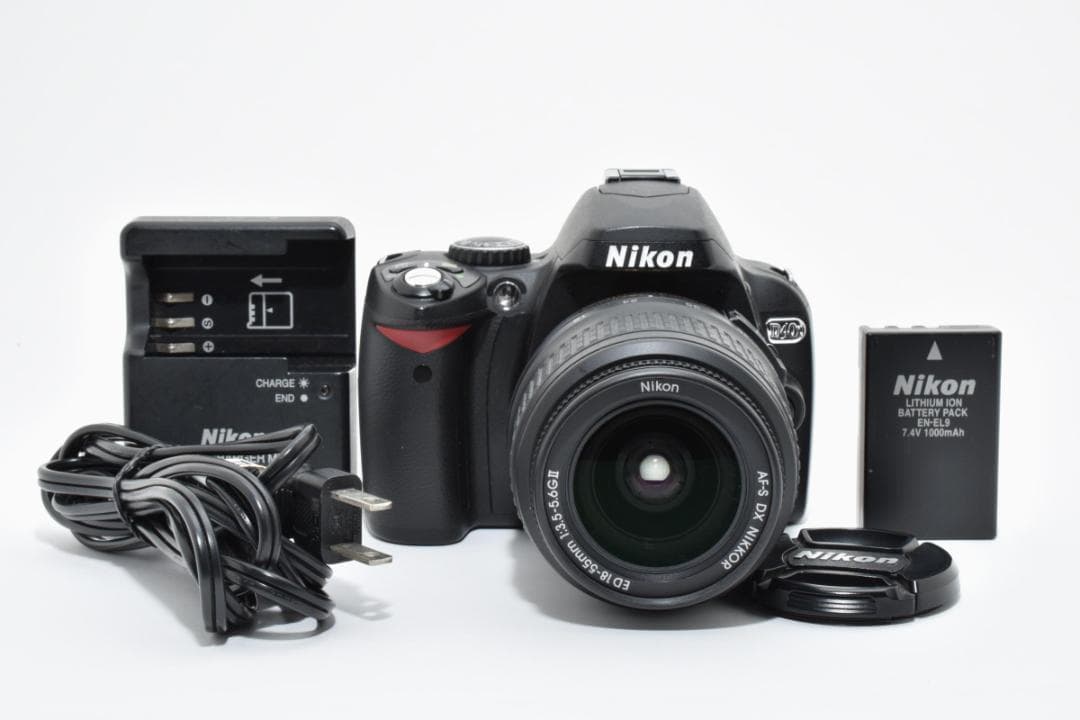 大人気】 Nikon ニコン D40X レンズセット デジタル一眼カメラ - メルカリ