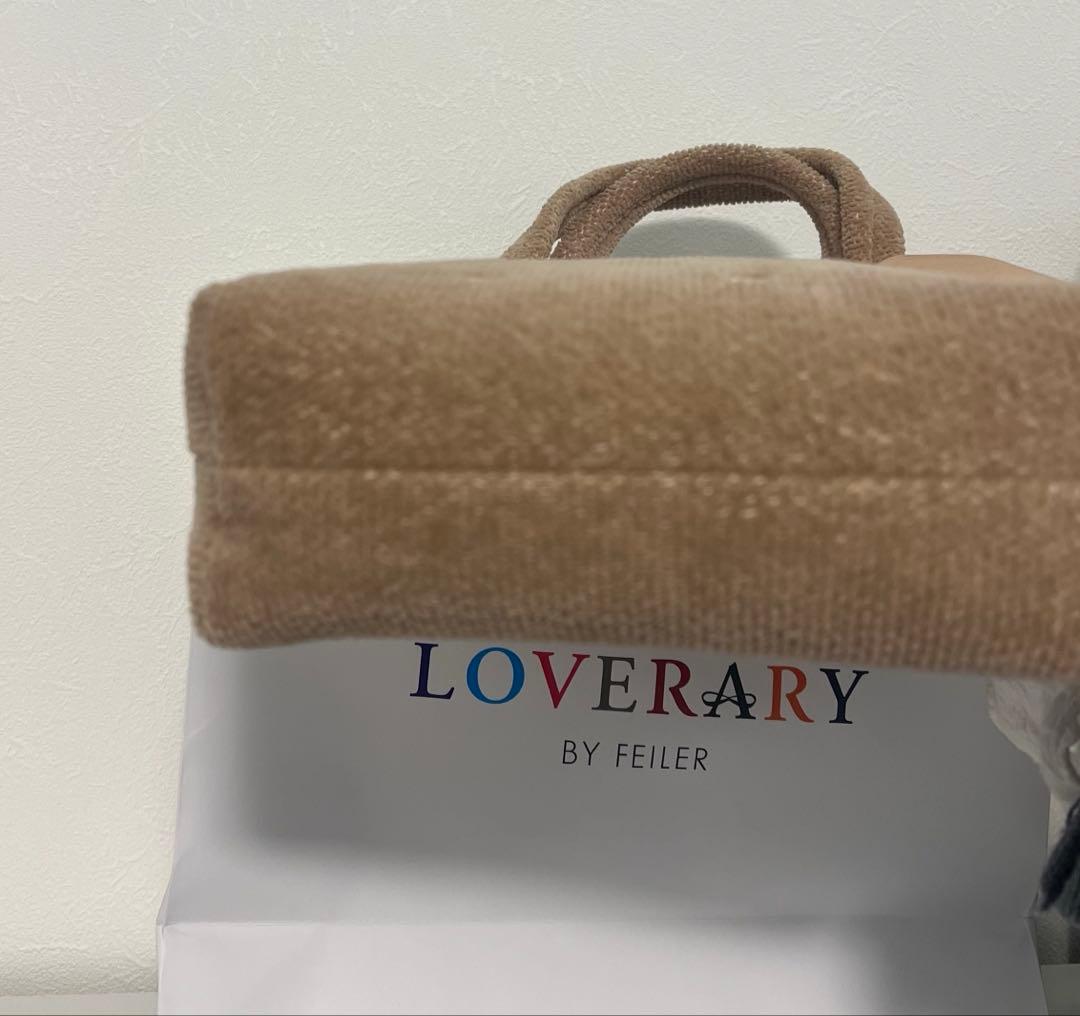 美品☆FEILER フェイラー 新作 新色ラブラリーハート バッグ ベージュ