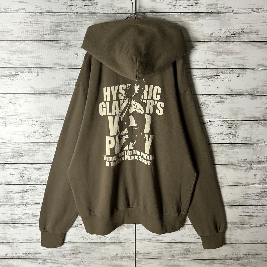 3609M【美品】ヒステリックグラマー☆ヒスガール ビッグロゴ パーカー