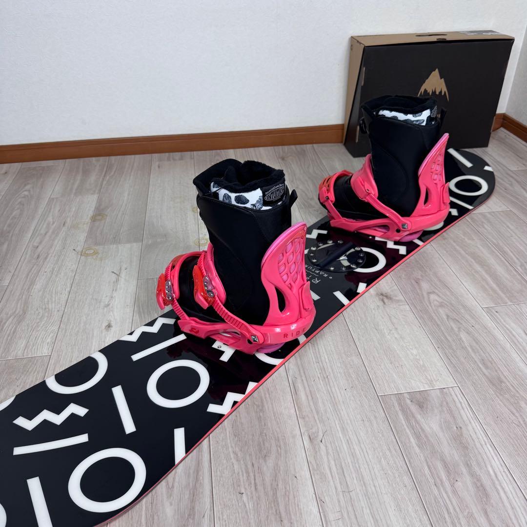 ブーツ無しRIDE RAPTURE レディーススノーボードセット143cm