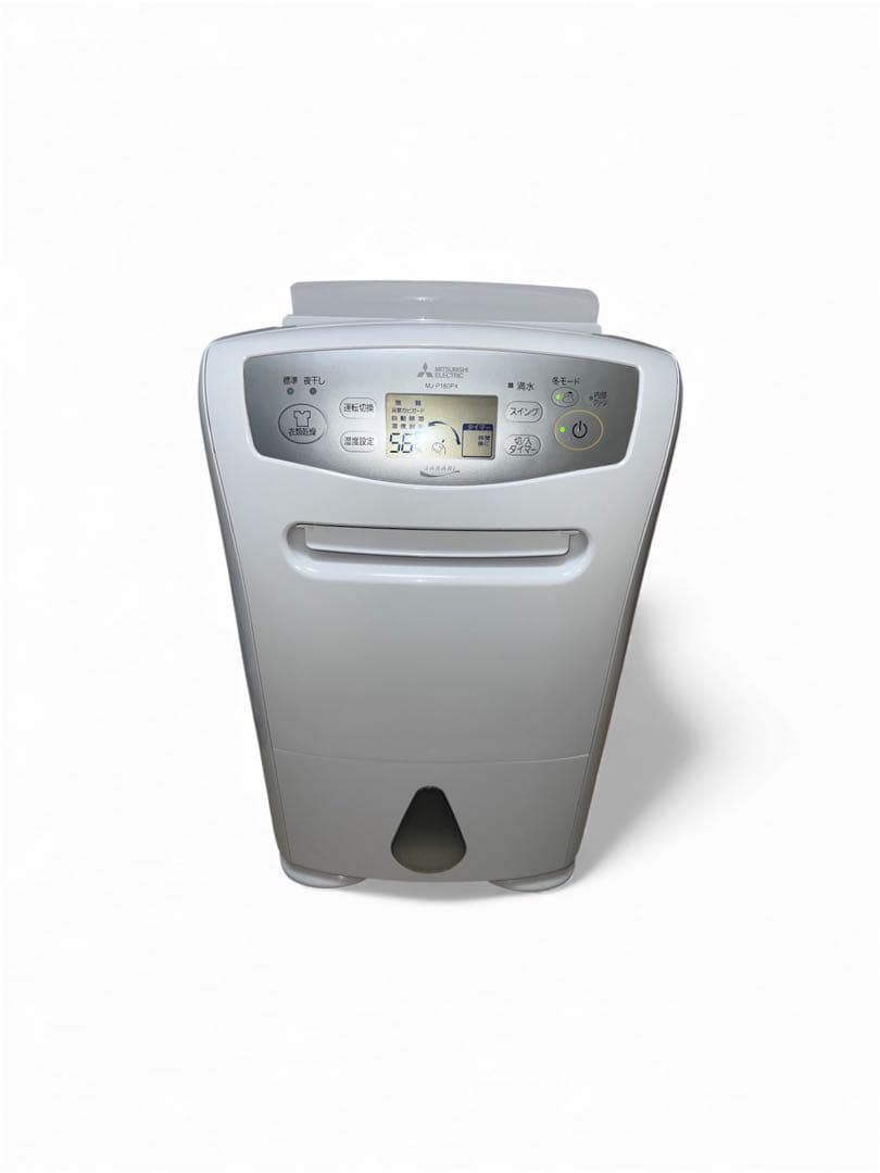 三菱 衣類乾燥除湿機　mj-p180px 2019年製 MJ-P180PX-W 衣類乾燥除湿機 サラリ ホワイト [コンプレッサー方式