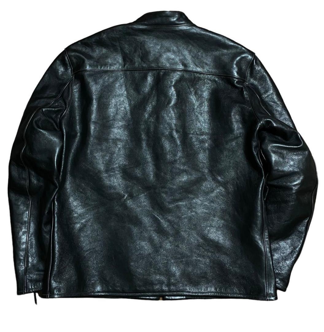 リアルマッコイズ ブコ j-100 ホースハイド シングルライダース 黒芯