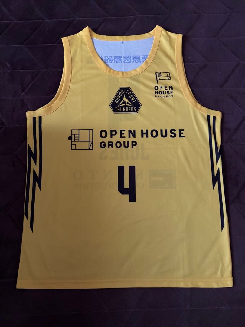 群馬クレインサンダーズ トレイジョーンズ選手 ユニフォーム#4 - メルカリ