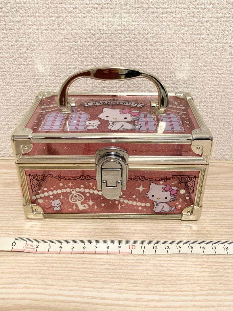 【レア】チャーミーキティ　バニティケース　平成レトロ 平成レトロ サンリオ チャーミーキティ バニティケース トランクケース