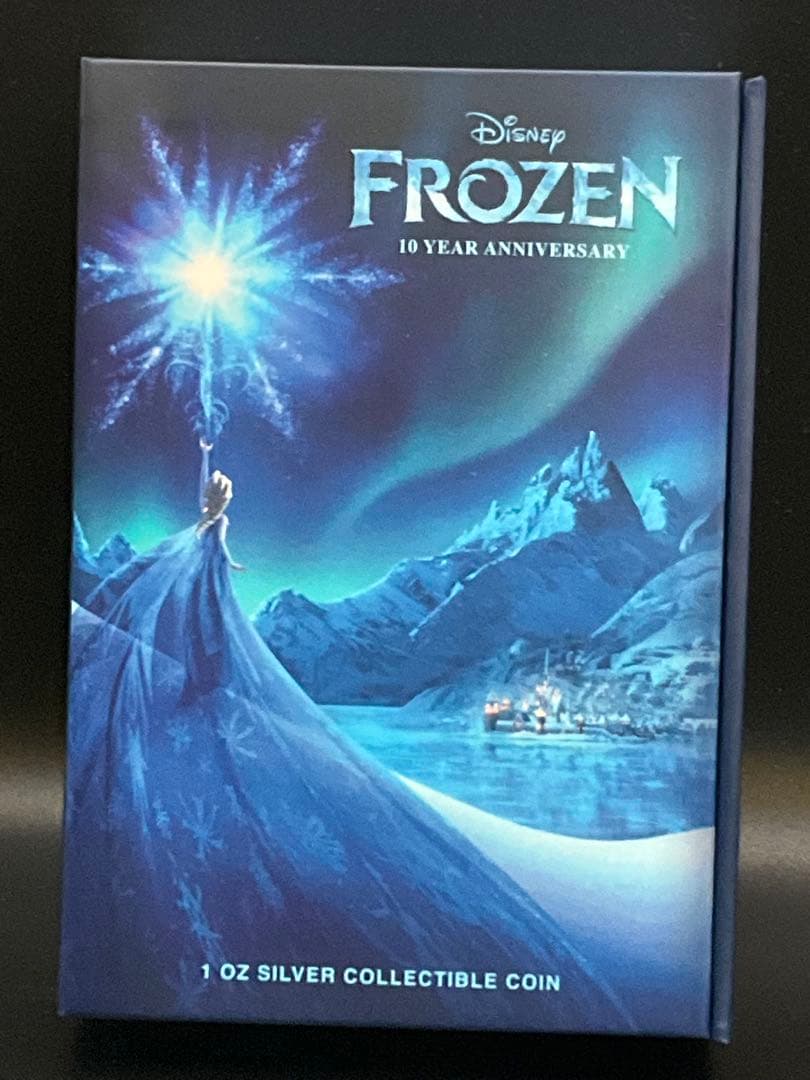 2023年ディズニー・フローズン10周年記念　エルサ　1オンス　プルーフ銀貨 ディズニー「アナと雪の女王」公開10周年記念コレクション発表