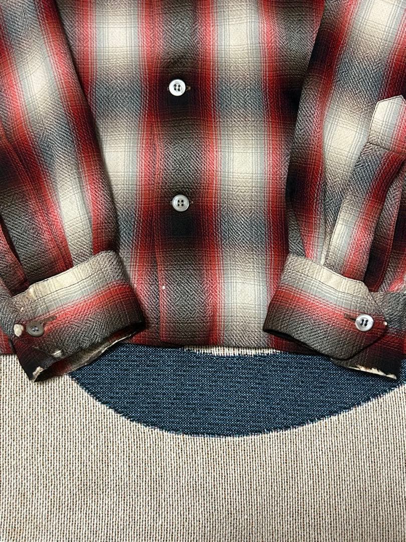 ネルシャツ オンブレ 60s グランジ カートコバーン - メルカリ