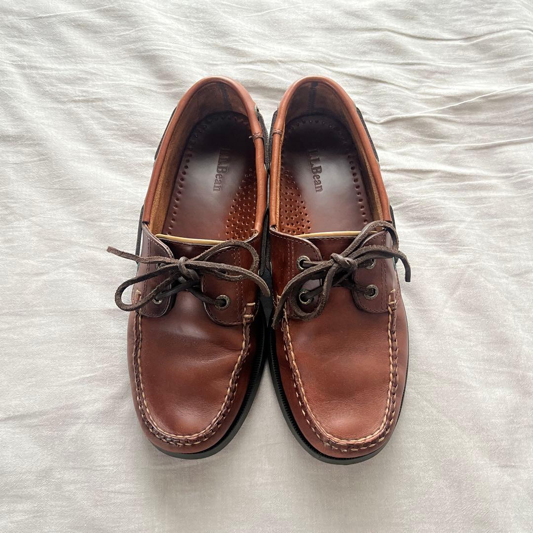 L.L.Bean デッキシューズ ブラウン 8D - メルカリ