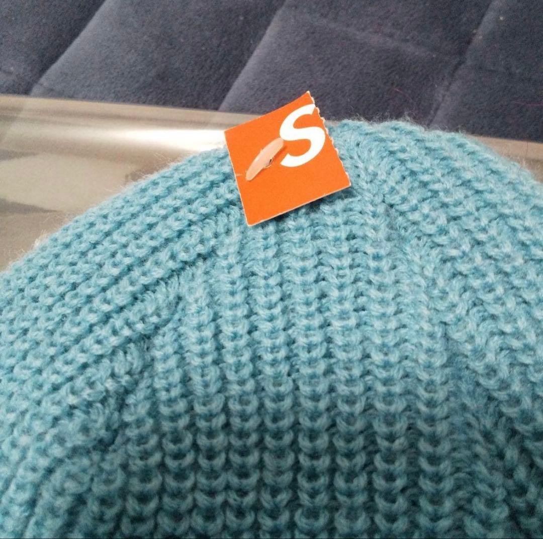 Supremeルーズゲージビーニー！ターコイズブルータグ付き試着程度