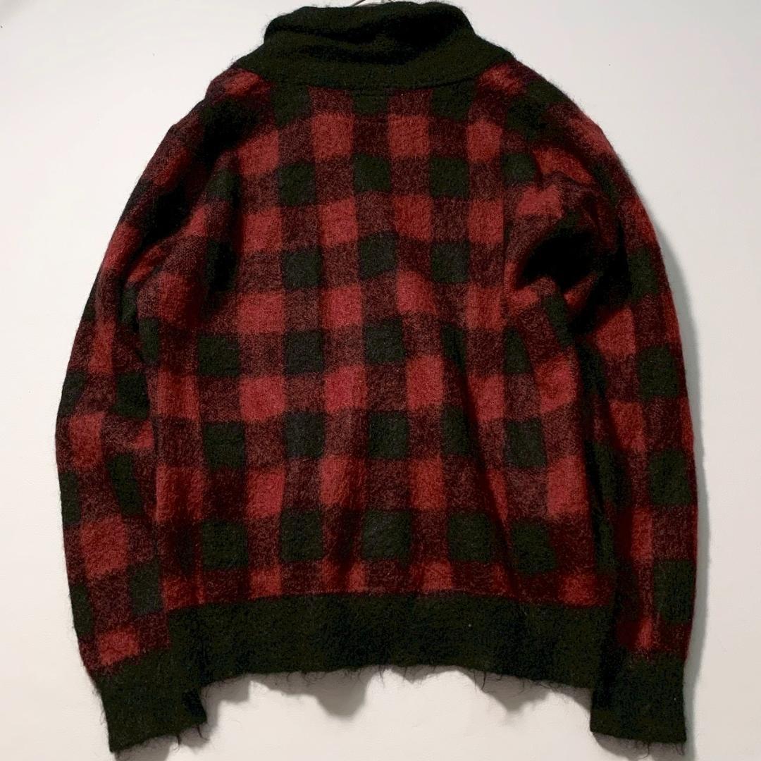 horiken9296様専用】ワコマリア モヘア混 カーディガン M チェック
