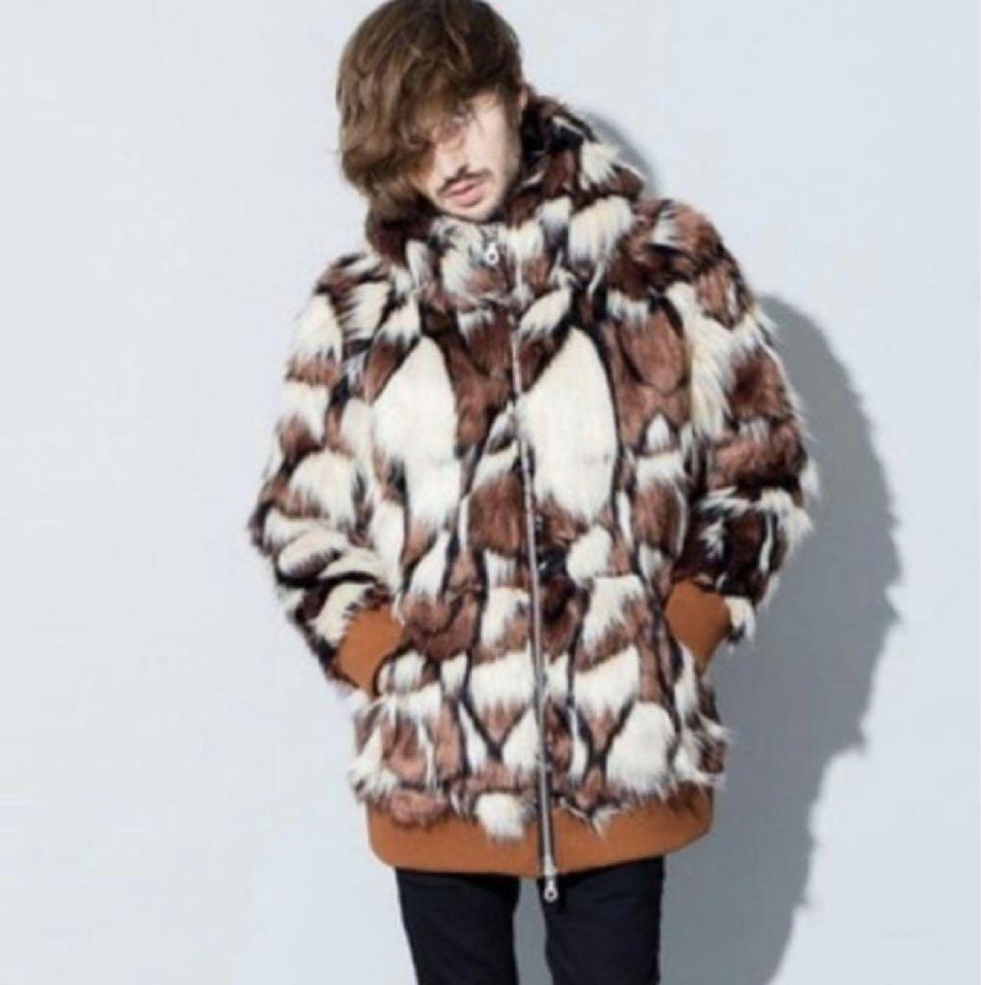 早い者勝ち NO ID. フェイクファー ブルゾン NO ID.（ノーアイディー） ブルゾン アウター 「NO ID.」Fake Fur Knit