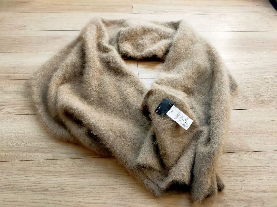 人気Nobleノーブル ファーニットストールマフラーチャイニーズラクーン