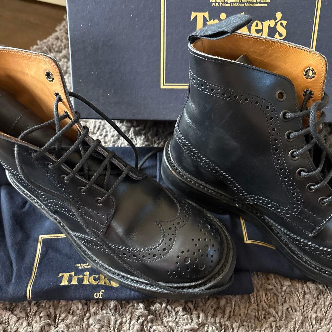 Trickers wing tip レディース レースアップブーツ サイズは23