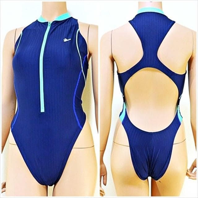 ア*カ様 SE3-Y09☆ハイカット小尻競泳水着 ビッグXL ミントグリーンの