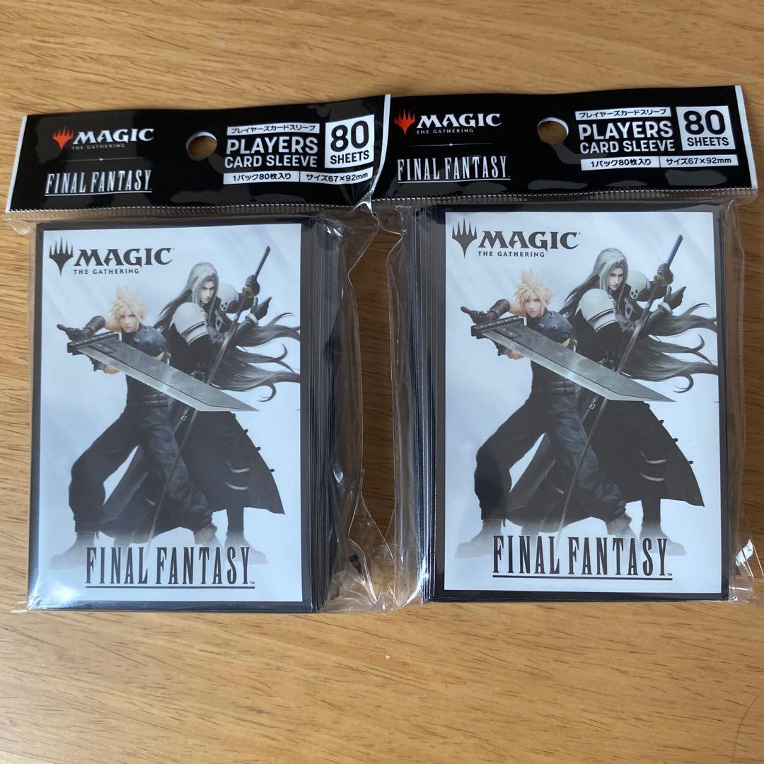MTG ファイナルファンタジー スリーブ ☆ クラウド＆セフィロス 2個