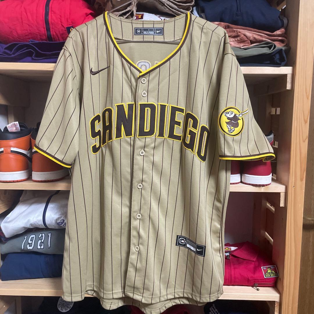 NIKE】パドレス タティスJRユニフォーム XL相当 - メルカリ