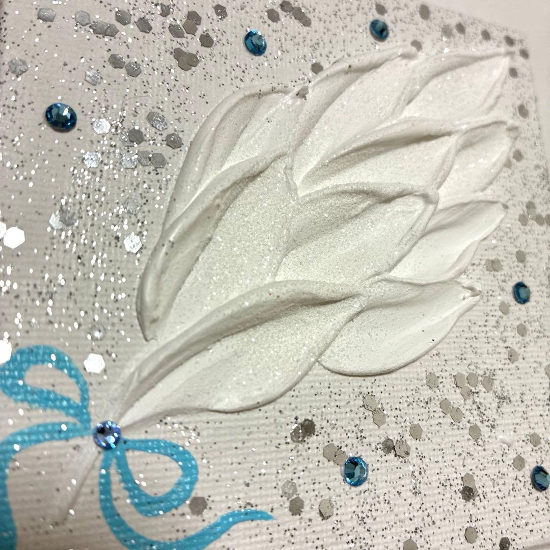 開運絵画 オリジナル 天使の羽根 龍の鱗