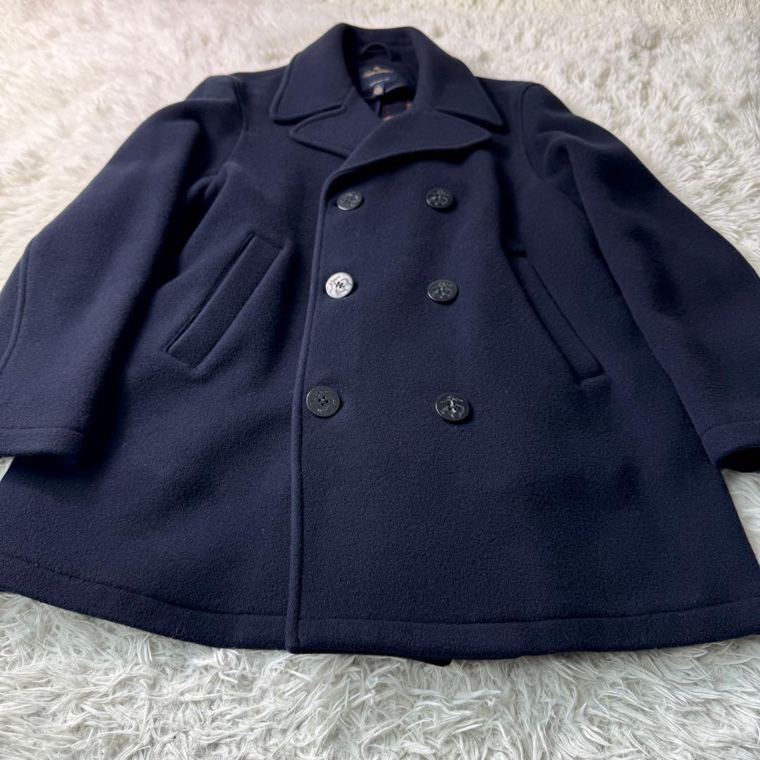 極美品✨ブルックスブラザーズ ピーコート ネイビー L - メルカリ