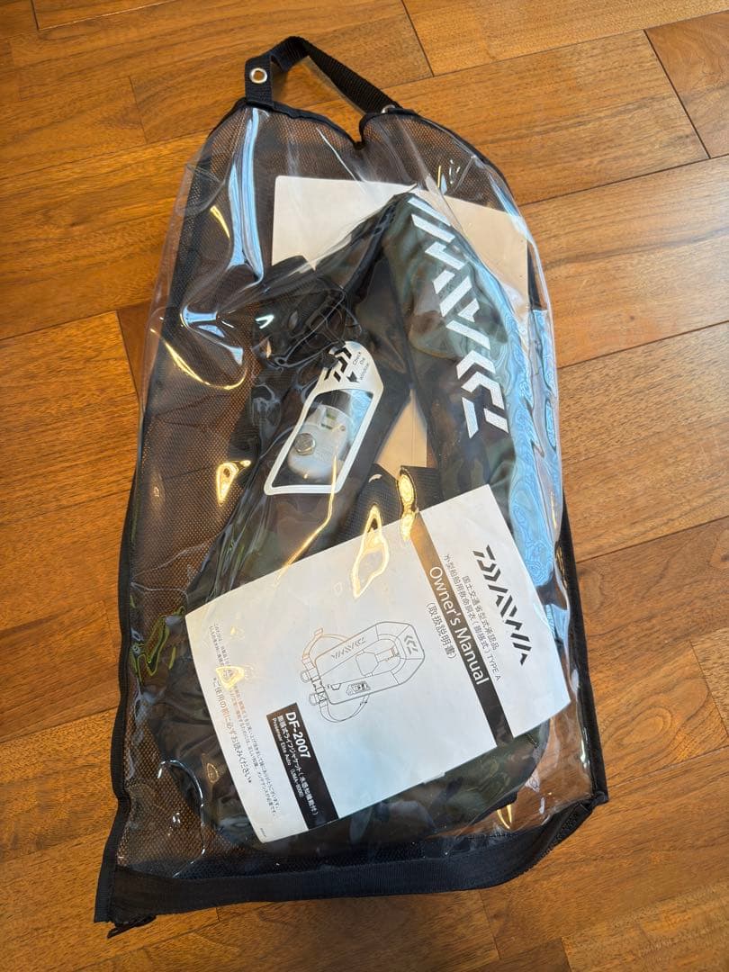 Daiwa DF-2007 小型船舶用救命胴衣 DAIWA（ダイワ） ウォッシャブル ライフジャケット（肩掛けタイプ手動