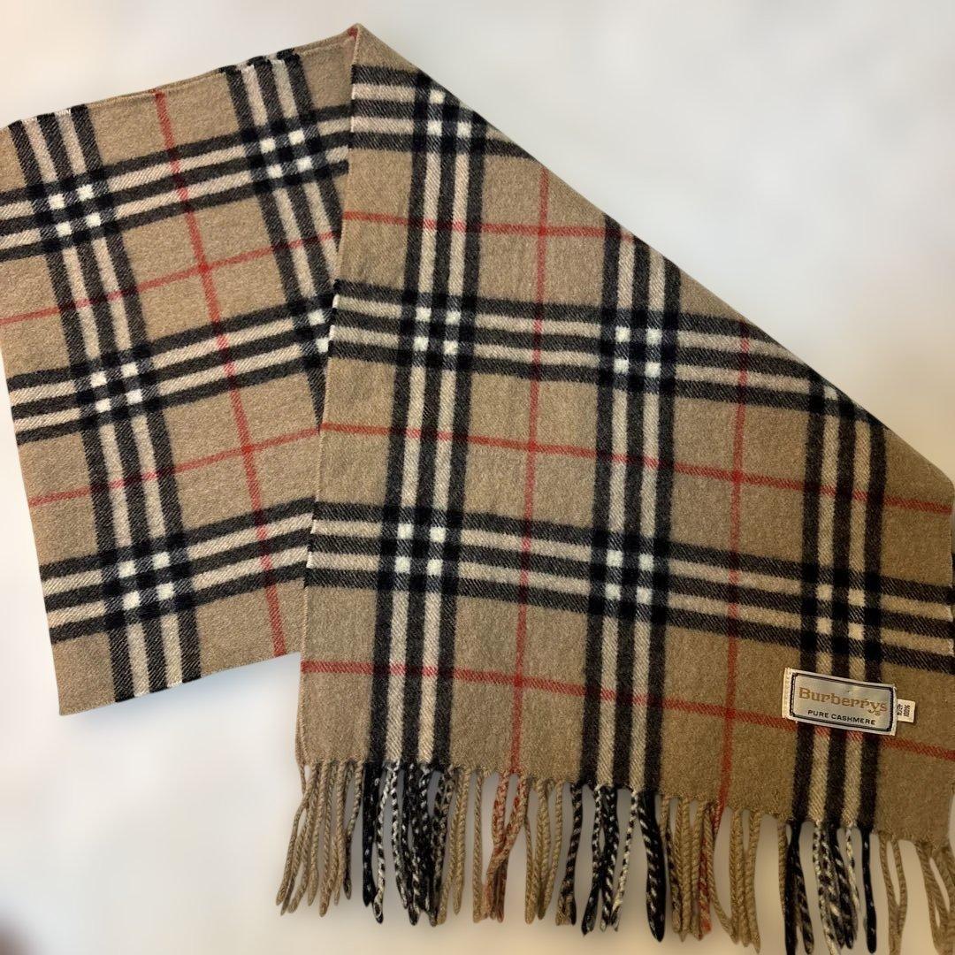 Burberrys バーバリー ノバチェック カシミヤ100% マフラー - メルカリ