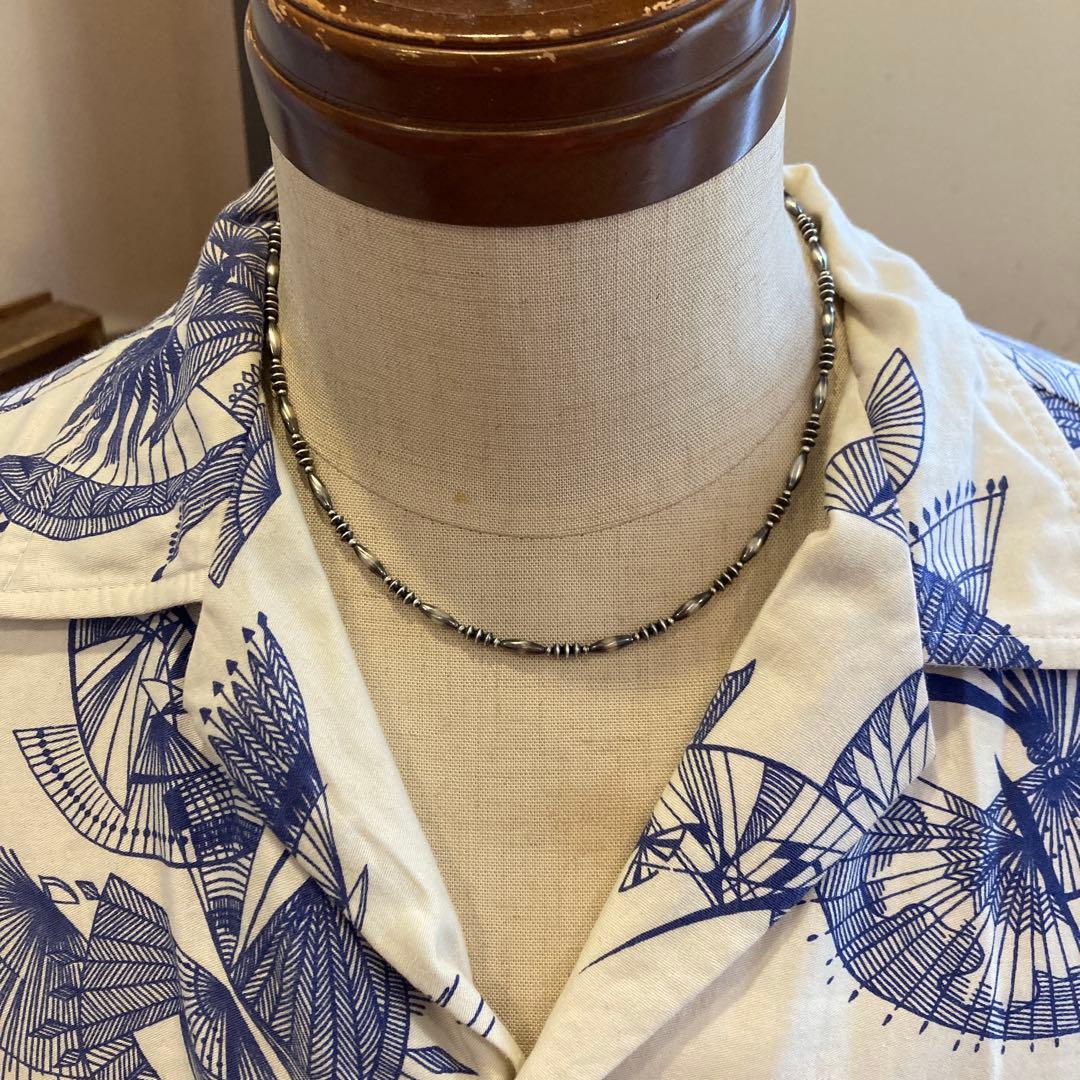 SV925製 ナバホパール 当店オリジナルデザインネックレス 44cm - メルカリ