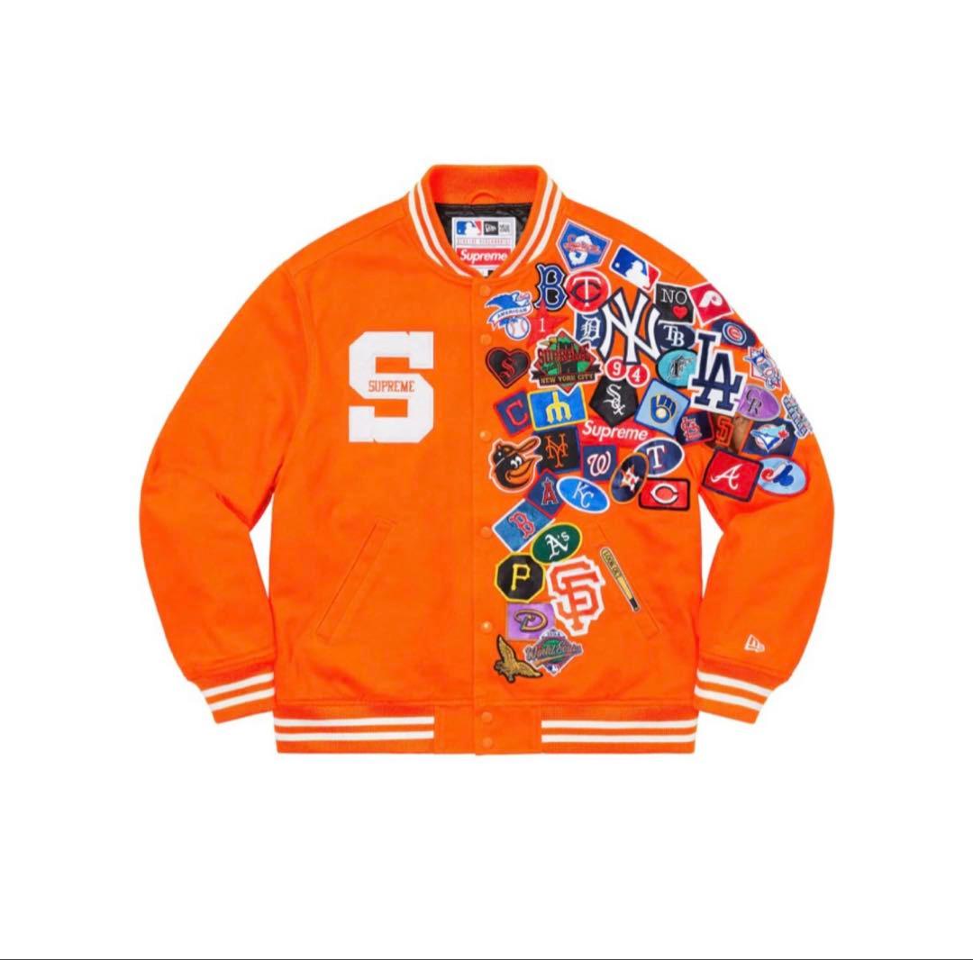 Supreme / New Era®/ MLB Varsity Jacket Supreme New Era MLB Black Varsity Jacket