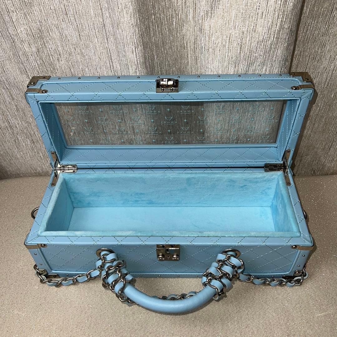 エンジェル♡シャンパン ドゥミセック水色 ブルー 空き箱&空き瓶8