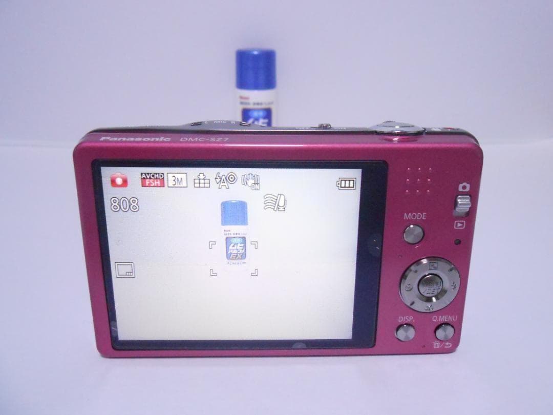 お値下げ歓迎・ほぼ新品】Panasonic LUMIX DMC-SZ7 ピンク - メルカリ