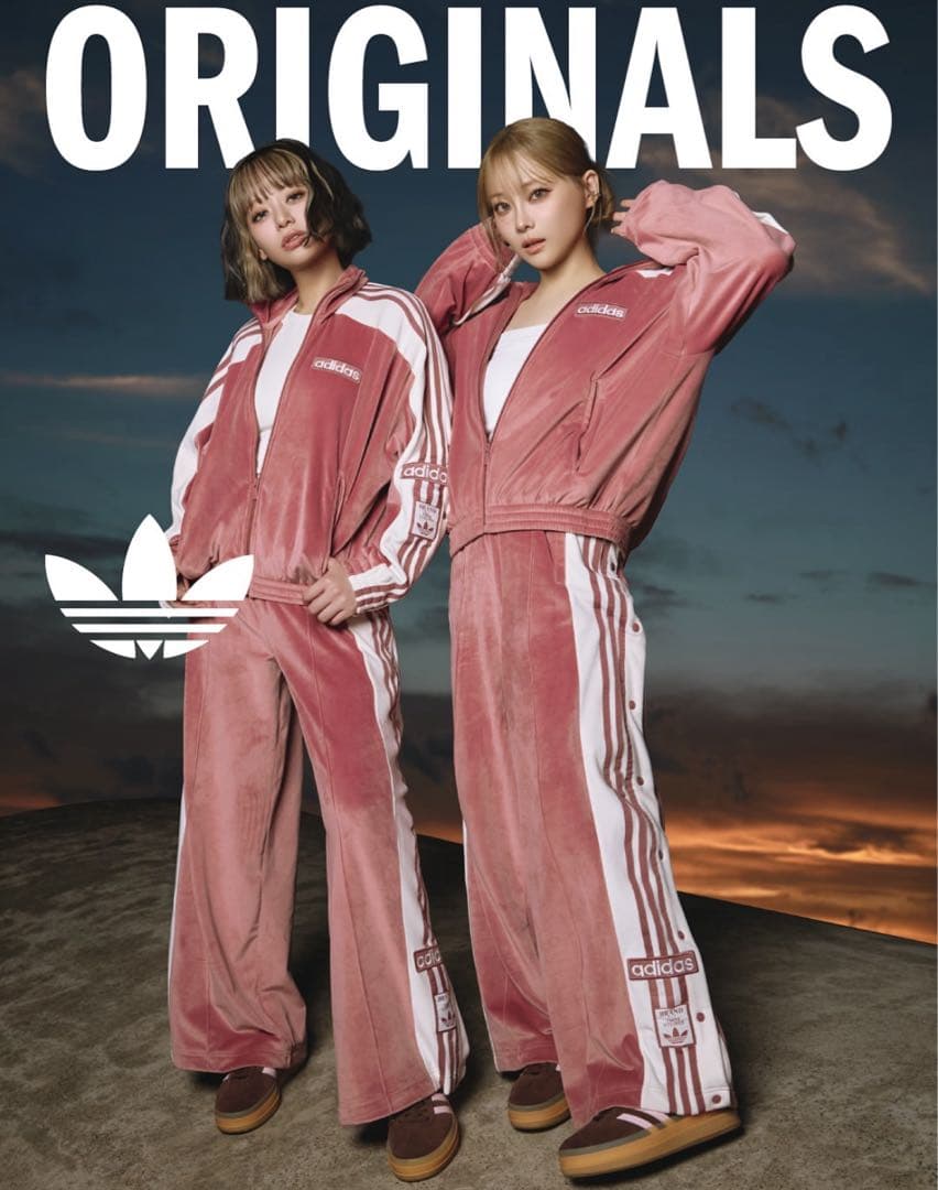 新品S⭐️adidas アディブレイク ベロア トラックトップ &パンツ